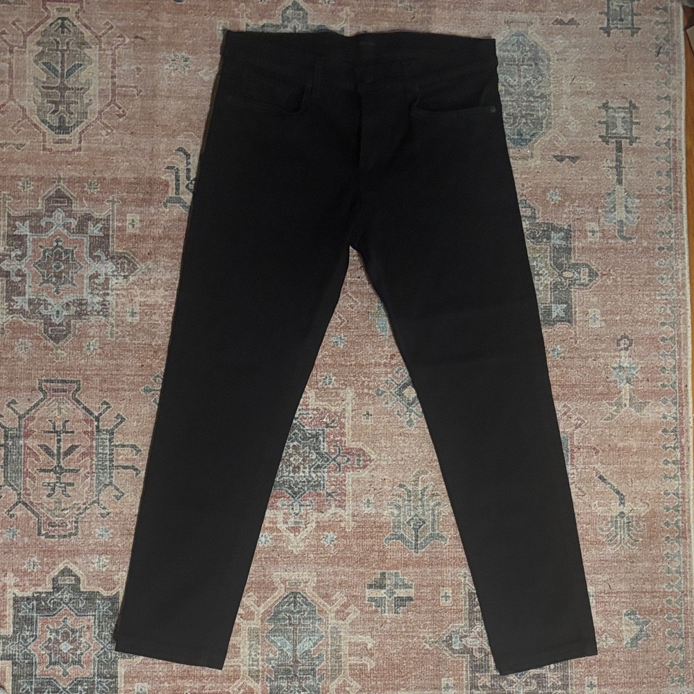 J BRAND Tyler taper Men's Black Jeans skinny size 34 x 29 JB00404